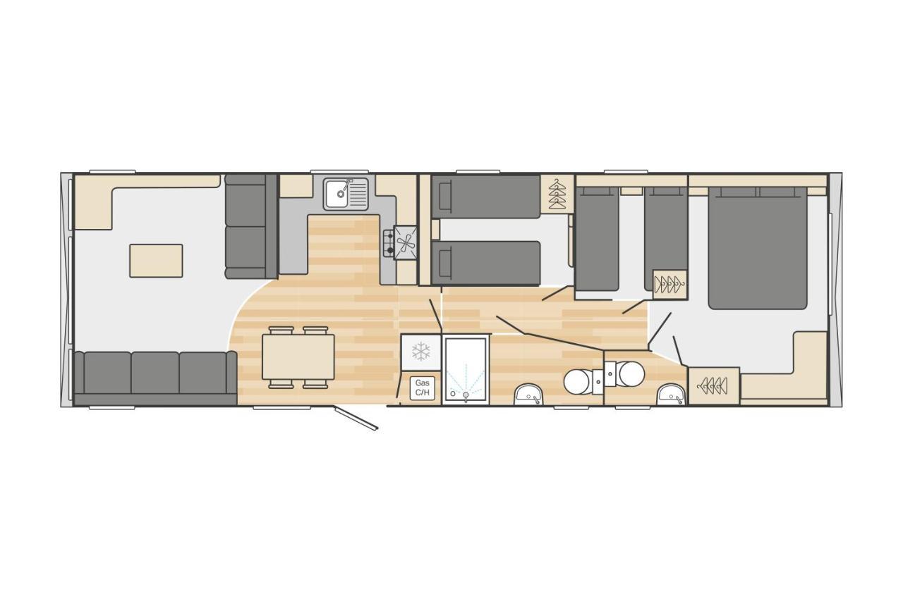 Lydstep Beach Bayview 3-Bedroom Holiday Home Tenby Exteriér fotografie